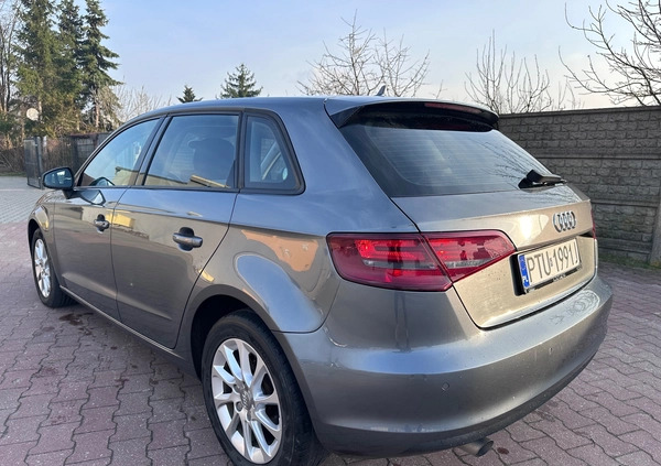 Audi A3 cena 39999 przebieg: 149000, rok produkcji 2013 z Biała małe 106